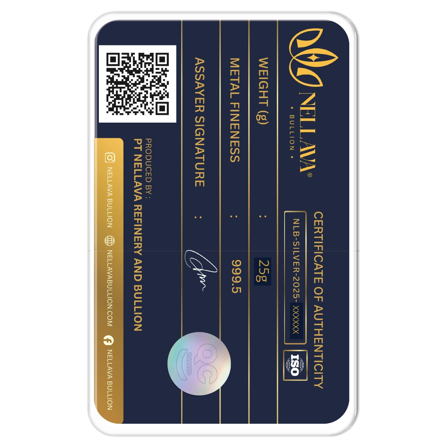Nellava Bullion Silver 25g - Image 2
